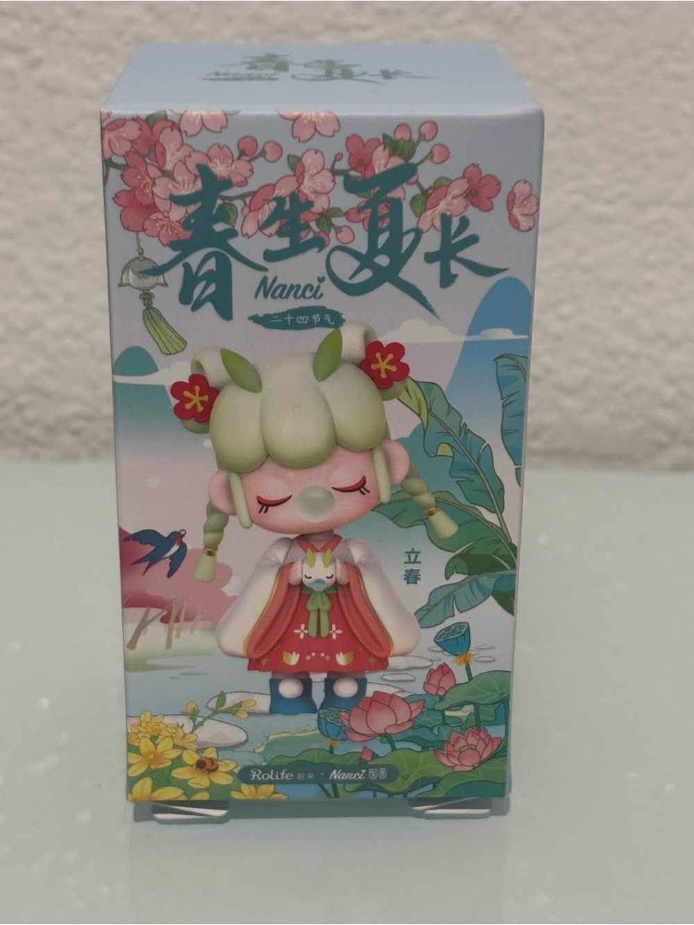 Rolife Nanci Solar Terms Grain in Ear Sealed Bag Card Pink Sakura Coin Authentic - Picture 4 of 12